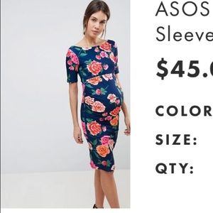 ASOS NWT maternity dress